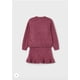 thumbnail image 2 of Conjunto de jersey, falda con volantes en el bajo. purpura 8 Años, 2 of 4