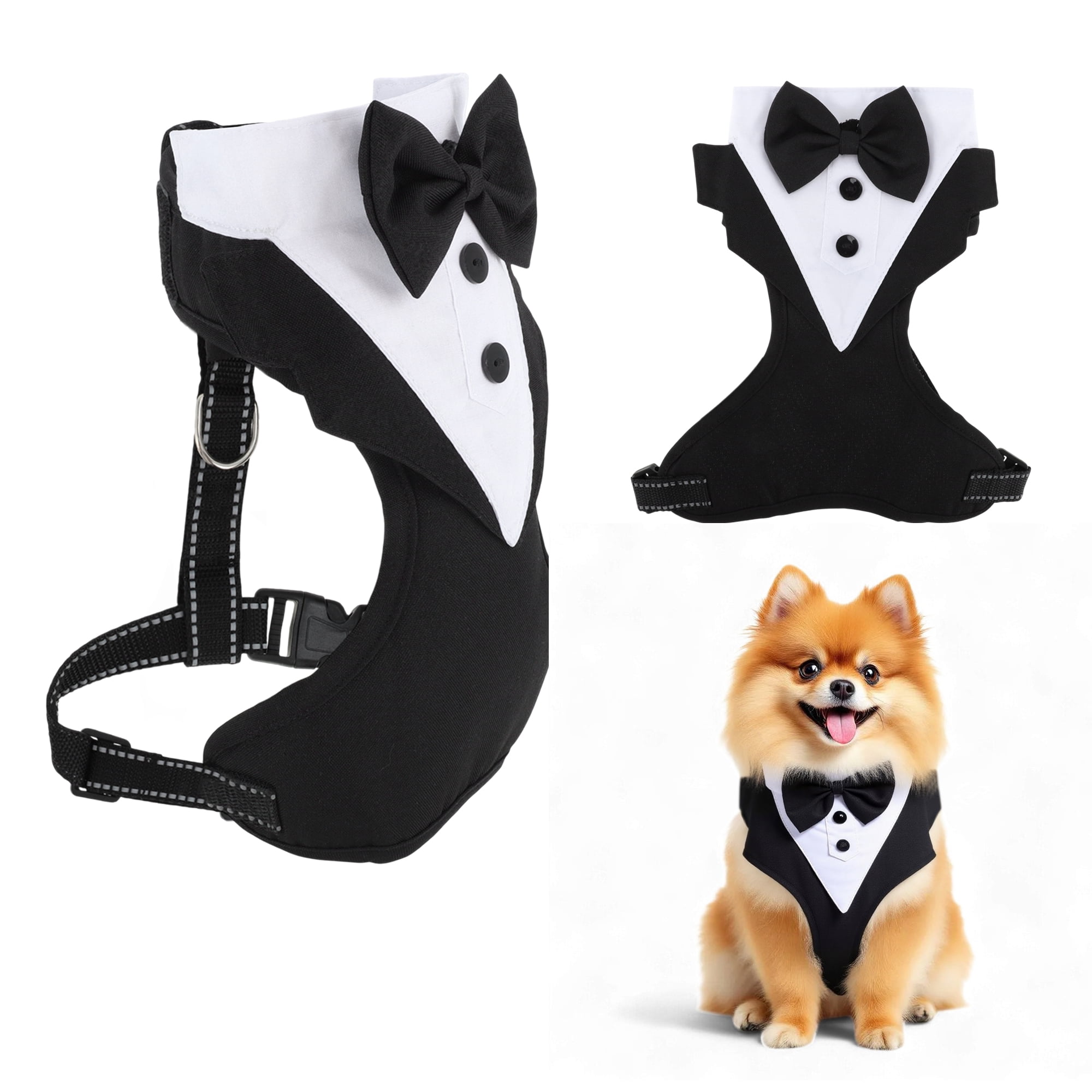 Esmoquin para Perro para Boda Traje de Esmoquin con Corbata de Moño