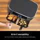 thumbnail image 3 of Air Fryer Ninja DZ201 Foodi, 8 cuartos de galón, 6 en 1, DualZone, gris, 3 of 9