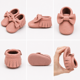 thumbnail image 4 of Mocasines de Cuero para Bebé - 11 cm, Palo Rosa, 4 of 4