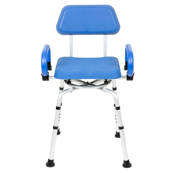 Silla de ducha giratoria y giratoria iLiving ILG-638 para bañera azul