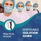 thumbnail image 4 of Paquete de 10 batas aislantes desechables de Medical Nation, color rosa, 4 of 6