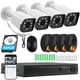 thumbnail image 1 of Kit DVR KTKTVE H.265 4 Camaras 1080p 500GB IA Vehaculo, 1 of 3
