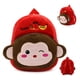 thumbnail image 1 of Mochila Infantil De Peluche de Monito Rojo, 1 of 3