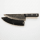 thumbnail image 1 of Cuchillo Parrillero Forjado a Mano de 8” + Funda Negra de Cuero, 1 of 3