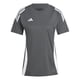 thumbnail image 3 of Camiseta adidas Tiro 24 Team Mid para mujer, color gris y blanco (L), 3 of 9