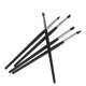 thumbnail image 5 of Set de 5 pinceles de silicona negros para resina dental Tazrigo, 5 of 5