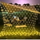 thumbnail image 1 of Luz Malla Cascada Led Solar 3 x 3 Navideña amarillo, 1 of 3