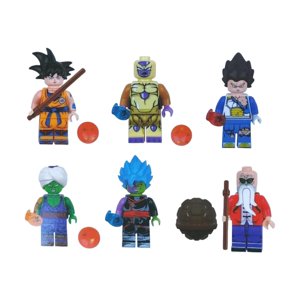 Total E-Commerce - Juguete Set 12 Figuras 7Cm Dragon Ball Bloques Infantil
