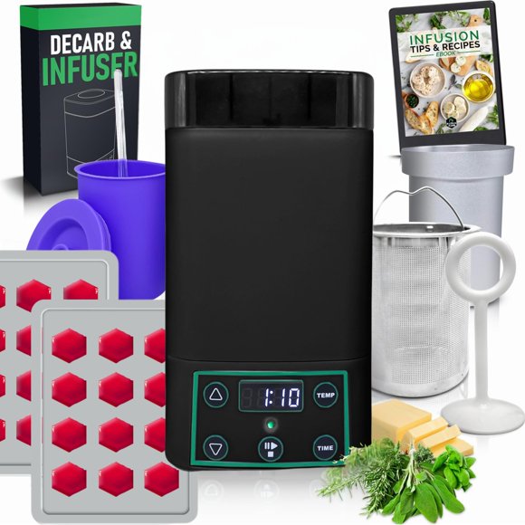 Decarboxilador Alpha420 2 en 1 + Moldes para Gominolas