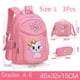 thumbnail image 1 of 3Pcs Children Backpack+Lunch Bag+Pencil Case Cute Cat Kid School Bag Backpack Girl Student Teenagers Waterproof Primary Bookbag, 1 of 3