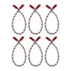 thumbnail image 2 of 6 Piezas De Guirnaldas Navide?as Para Decoración Del Hogar, Lazos Trenzados Para Calcetines, Escaleras, Rojo, Blanco Y Verde., 2 of 5