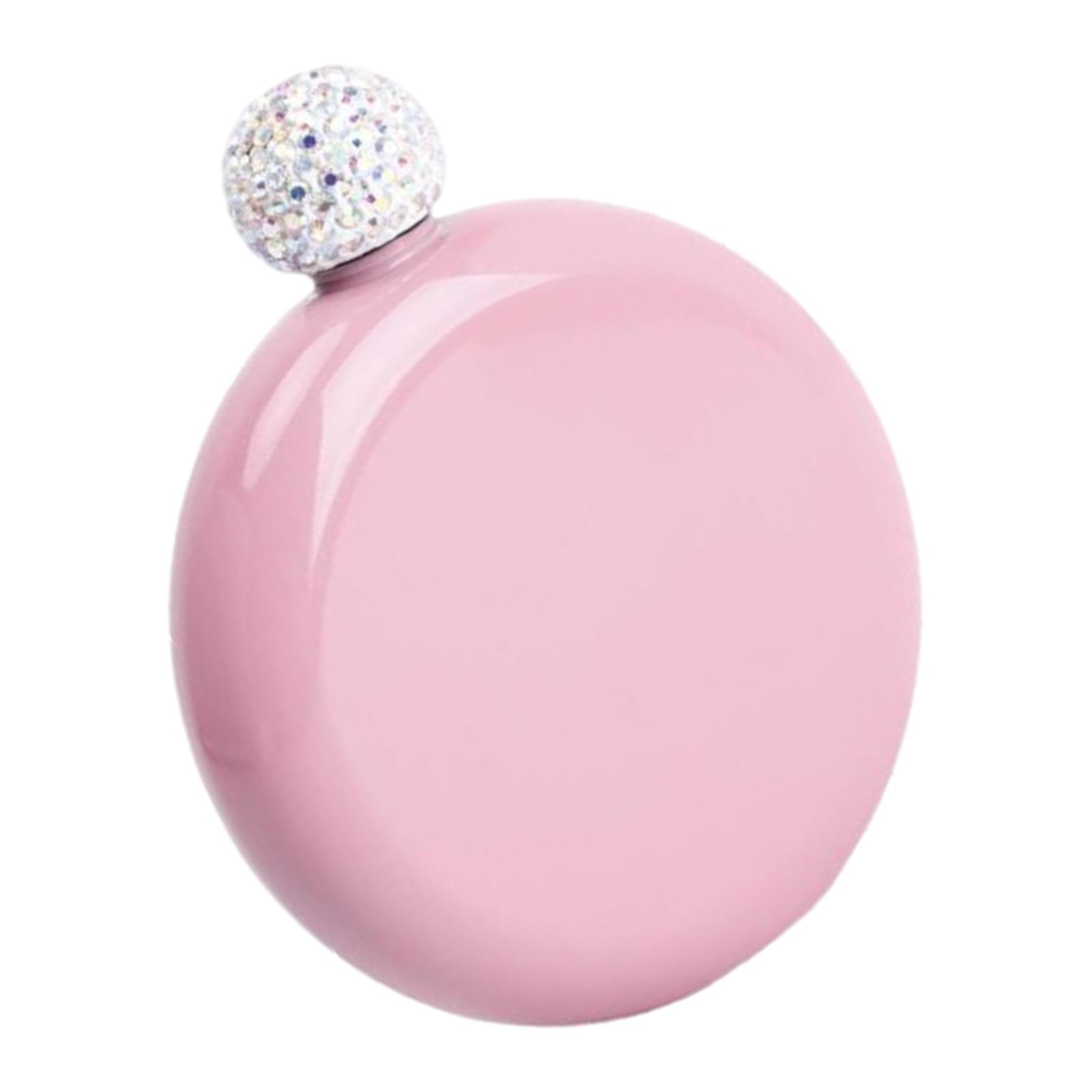 Bothyi - Petaca Portátil De Bolsillo Para Licor, Botella De Vino Para Vodka, Rosa De Viaje