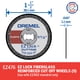 thumbnail image 2 of Discos de corte rotativos Dremel EZ476 para plástico, paquete de 5, 2 of 7