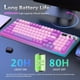 thumbnail image 5 of Teclado mecánico inalámbrico FOPATO H98 de 96 teclas con RGB - Púrpura, 5 of 8