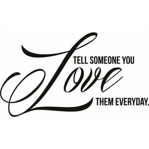 Rienda Libre Graphics - Decomural Tell Someone Love Ws-19756