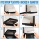 thumbnail image 3 of Xiao Hua Bolsa de 6 Bolsas para Recoger Pelusa Del Tubo de Escape de la Secadora, Colector de Pelusa Del Tubo de Escape de la Secadora, Bolsa de Recogida de Pelusa para Exteriores, Negro, 3 of 4