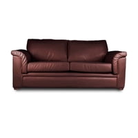Latam Home - Sofá Ancona 3C Pu Grano Chocolate