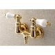 thumbnail image 2 of Grifo Kingston Brass Aqua Vintage de montaje en pared para tina, latón pulido, 2 of 4