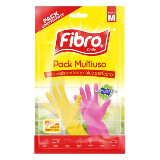 Guantes Multipropósito Talla M Fibro