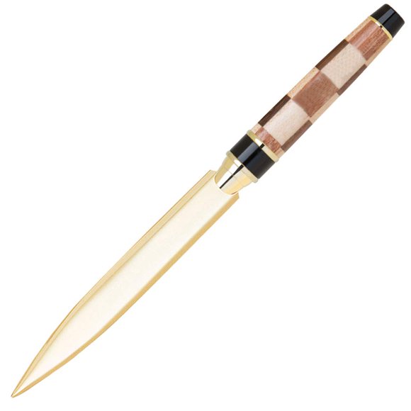 Abrecartas Design Gifts 16 cm Ajedrezado Negro