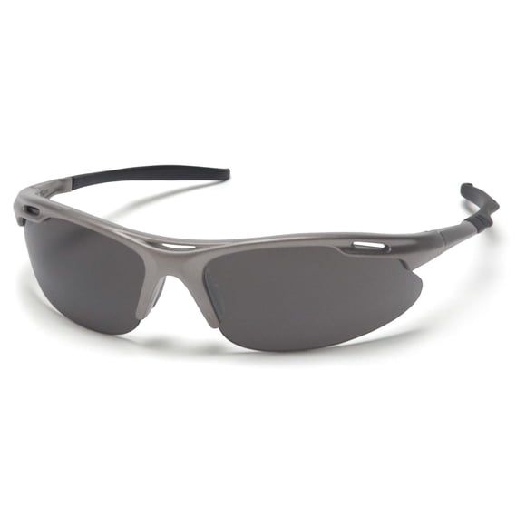Gafas de seguridad Pyramex Avante Gun con montura metálica y lente gris