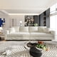 thumbnail image 3 of 102.4 " Plush Corduroy 4-Seat Sofa,Modern Comfy Upholstered Sofa Cloud Couch,Deep Seat Couches with Soft Pillows,Convertible Deep Seat Sofa Lounge Chair for Living Room Bedroom(new sku W1885P234643, 3 of 3