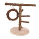 thumbnail image 2 of Parque De Juegos De Madera Para Pájaros, Soporte De Madera, Juguete Para Cacatúas, Agapornis, Guacamayos, 2 of 3
