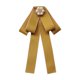 thumbnail image 3 of Broche De Lazo De Cinta, Pajarita Preatada, Corbata De Moda Para Camisa, Uniforme De Estudiante, Amarillo, 3 of 5
