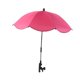 thumbnail image 4 of Sombrilla Con Clip Para Cochecito, Silla De Playa, Sombrilla Para Picnic, Pesca, Jardín, Color Rojo, 4 of 5