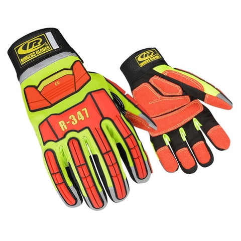 Guantes Ansell Ringers R-347 Rescue High Intensity Jobs Hi-Vis