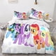 thumbnail image 1 of Funda Nórdica De My Little Pony Para Adolescentes Y Adultos Con Estampado 3d De Personajes De Anime Juego De Ropa De Cama De Microfibra Suave Con Cierre De Cremallera, 1 of 3