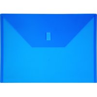 Sobre De Polietileno Lion Design-R-Line Azul Transparente, Paquete De 6