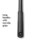 thumbnail image 2 of Turner OXO Good Grips de nailon cuadrado negro para utensilios de cocina antiadherentes, 2 of 5