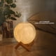 thumbnail image 4 of 1pc Air Humidifier 3D Moon Lamp Aroma Diffuser With Wooden Base 3 LED Night Light Mood Lighting With Touch Control Brightness For Home Office Decor Bedroom Gifts Women Christmas New Year Birthday, 4 of 4