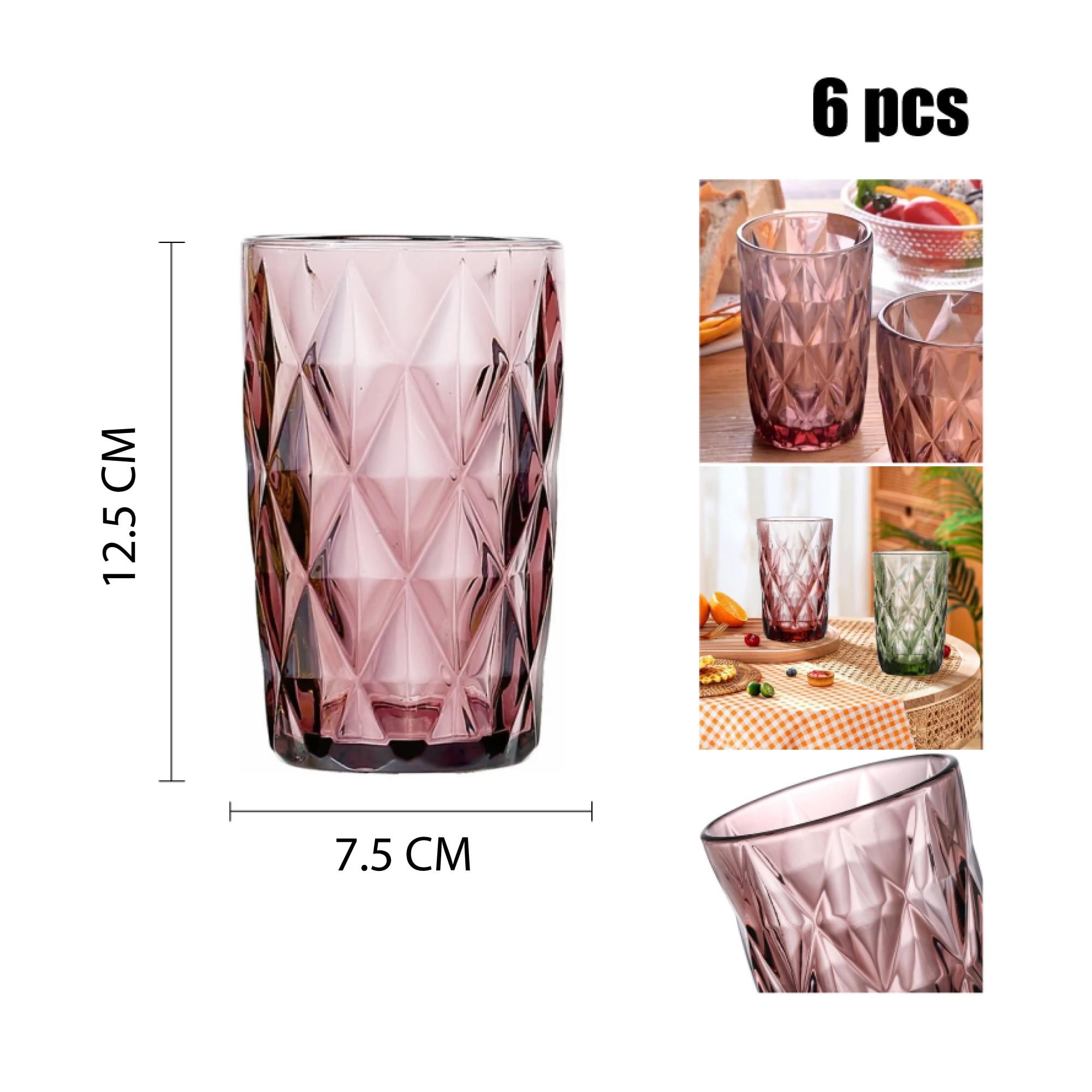 Xianzhu - Vaso Rosa De Vidrio 400ml