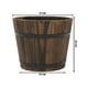 thumbnail image 5 of Macetero De Madera Tipo Barril Para Jardin Terraza Planta M, 5 of 8