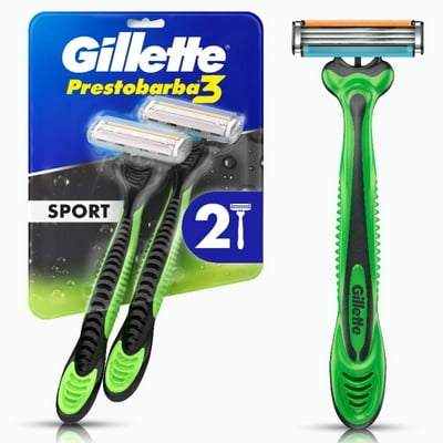 Máquina De Afeitar Desechable Prestobarba3 Body Sense Para Cuerpo 1 Un Gillette