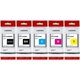 thumbnail image 1 of Cartuchos de Tinta VASERINK PFI-030 Paquete de 5 de 55 ml Colores, 1 of 9