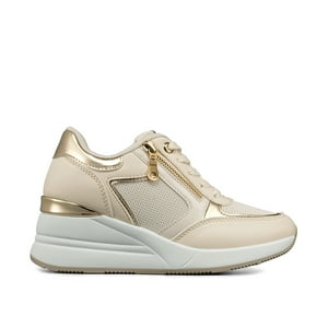 Zapatilla Deportiva Taco Cuña Malla Mujer Weide Jll60