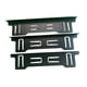 thumbnail image 1 of 4pcs STOVETOP CUBIERTAS FUNTOS GAPS Cubierte de la cubierta del gabinete de la altura de la estufa de estufa para el restaurante del hotel de comedor Negro, 1 of 5