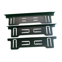 Magideal - 4Pcs Stovetop Cubiertas Funtos Gaps Cubierte De La Cubierta Del Gabinete De La Altura De La Estufa De Estufa Para El Restaurante Del Hotel De Comedor Negro