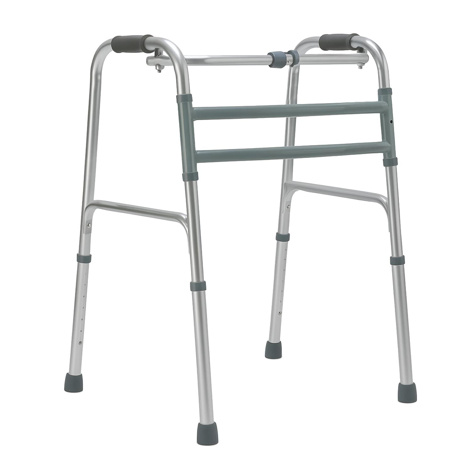 Maxcare - Andador Burro Ortopédico Plegable Aluminio Strong Desarmable Gris