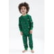thumbnail image 2 of Conjunto de pijama John Deere Tractor para niños pequeños, verde 4T, 2 of 6