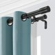 thumbnail image 2 of Barra Doble de Cortina Creatyi Ajustable 81-328 cm Negra, 2 of 7