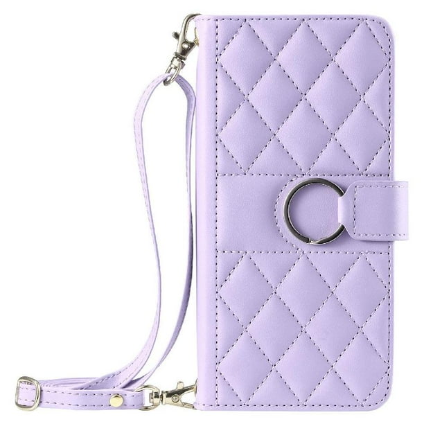 Funda tipo billetera FOXDOCK para Samsung Galaxy A55 5G – Tapa abatible con correa para mujer