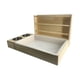 thumbnail image 2 of Comedero de heno de madera para conejos, estante para heno, dispensador de comida fácil de limpiar, inodoro para conejos, juguete de búsqueda de comid, 2 of 5
