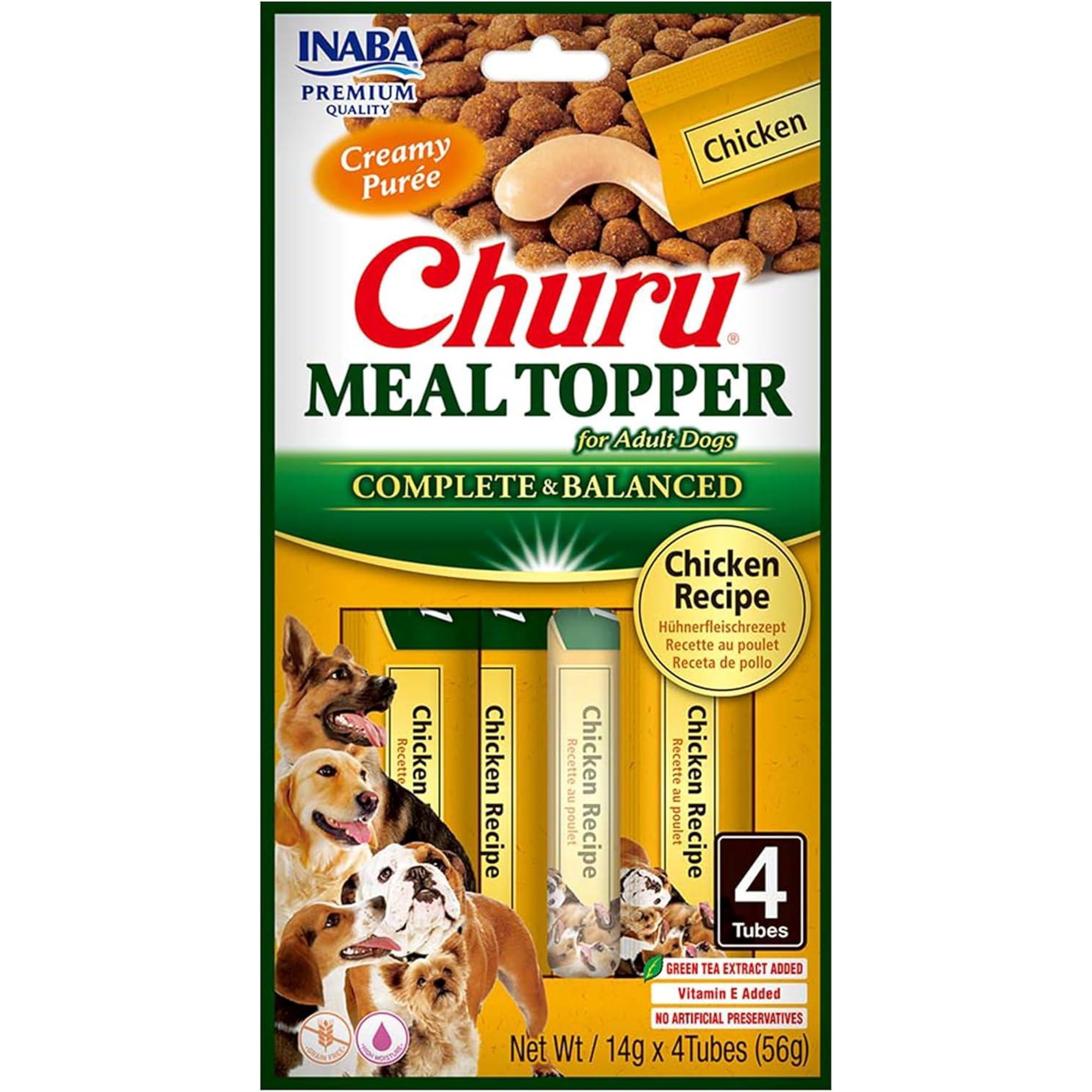 Inaba - Snack Para Perros Churu Meal Topper 14g X 4 Tubos (56g)