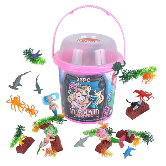 Set de 33 Figuras de Sirenas Wild Republic