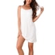thumbnail image 1 of INSPIRE CHIC Mujer Camisón con Tirantes Vestido Suave sin Mangas S Blanco, 1 of 6